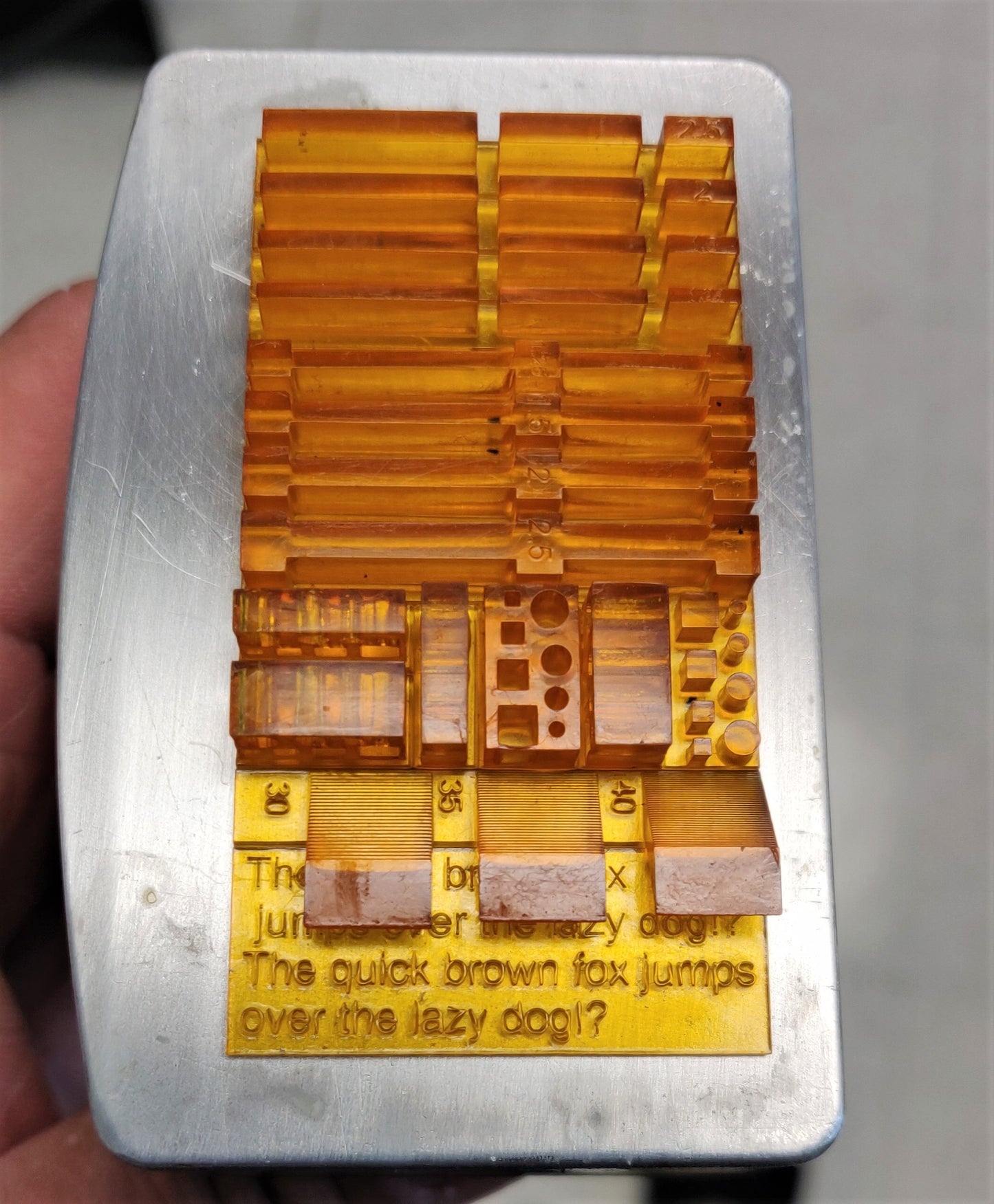 polySpectra Stereolithography Quality Control Part - COR Alpha