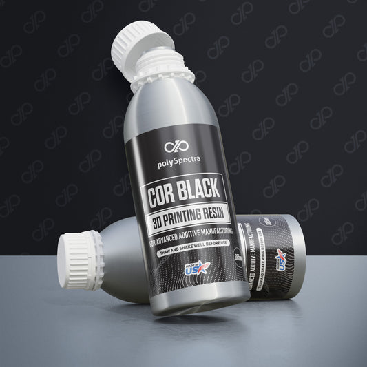 COR Black Photopolymer Resin for 385nm DLP 3D Printers
